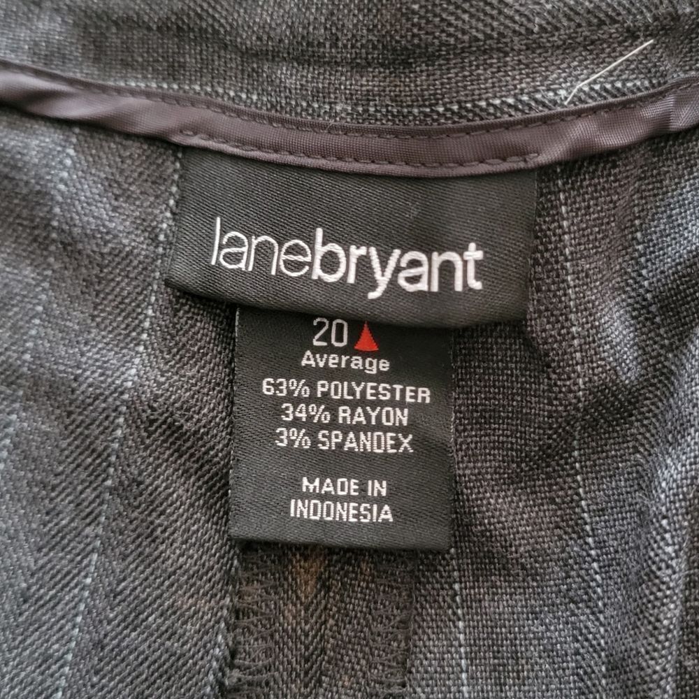 Lane Bryant pinstripe wide leg Trousers (20) - Picture 8 of 9